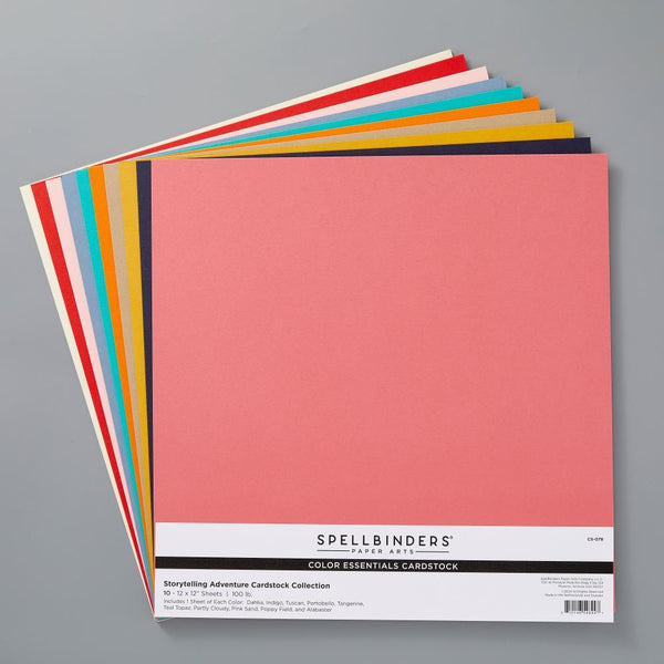 Spellbinders Cardstock Pack 12"X12", Storytelling Sunshine (CS-078)