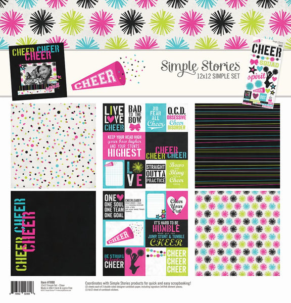 Simple Stories, 12x12 Collection Kit, Cheer