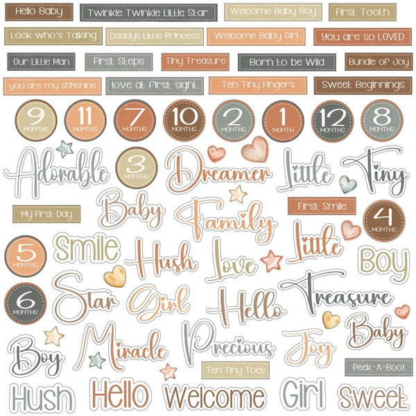 49 And Market Chipboard Set, Little Dreamers (JLD-31751)