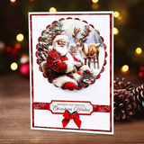 Katy Sue, Die Cut Decoupage, Christmas Bauble Selection (pack of 12)