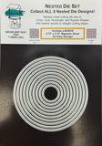 Product Well, Nested Die Set, Assorted Style, Includes a BONUS Magnetic Sheet for Easy Storage