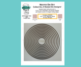 Product Well, Nested Die Set, Assorted Style, Includes a BONUS Magnetic Sheet for Easy Storage