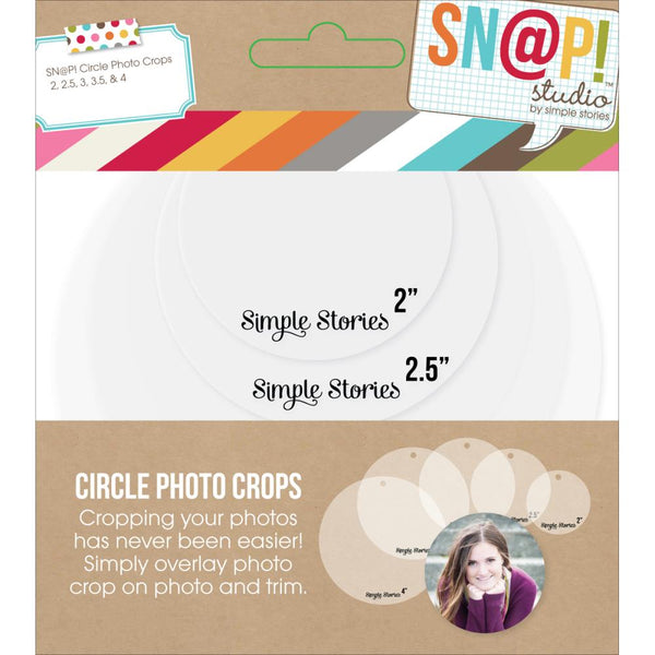 Simple Stories Sn@p! Photo Crops 5/Pkg, Circle