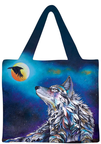 Canadian Art Prints, Indigenous Collection, Shopping Bag, Connected by Artist Micqaela Jones