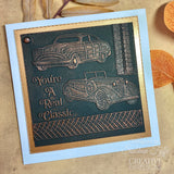 Creative Expressions, Sue Wilson Dream Car Collection, Tyre Tracks Craft Die