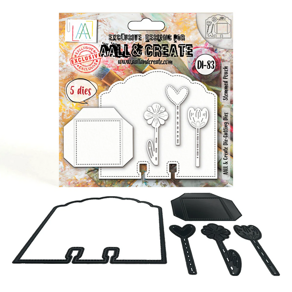AALL And Create, Die-cutting Die Set, #DI-83, Stemmed Pouch