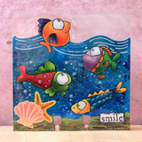 AALL And Create, Die-cutting Die Set, #DI-84, Aqua Adorn