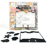 AALL And Create, Die-cutting Die Set, #DI-84, Aqua Adorn