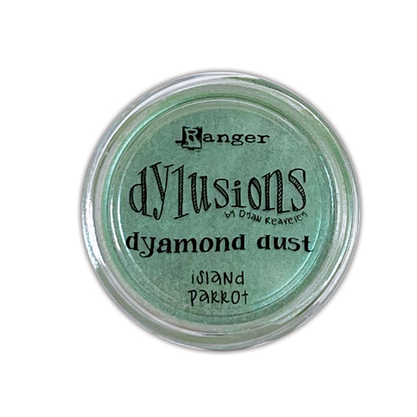 Dyan Reaveley Dylusions Dyamond Dust, Island Parrot