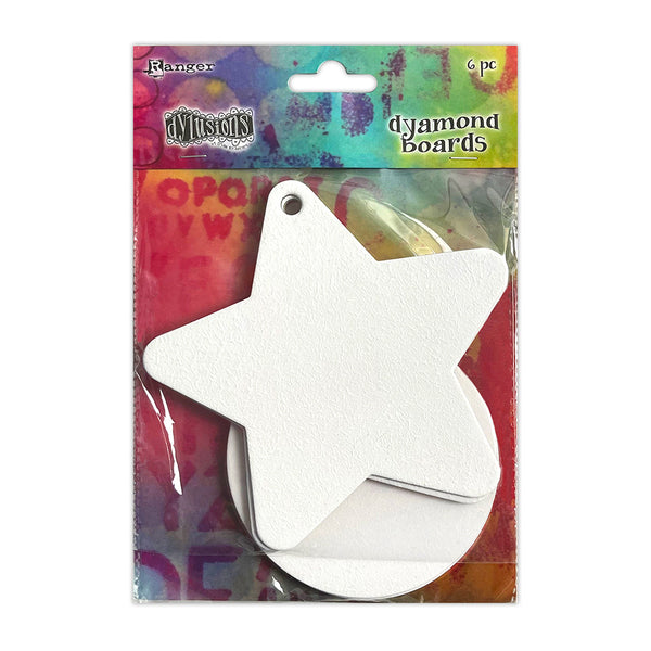 Dyan Reaveley Dylusions Dyamond Boards, Baubles & Stars Large (DYM86758)