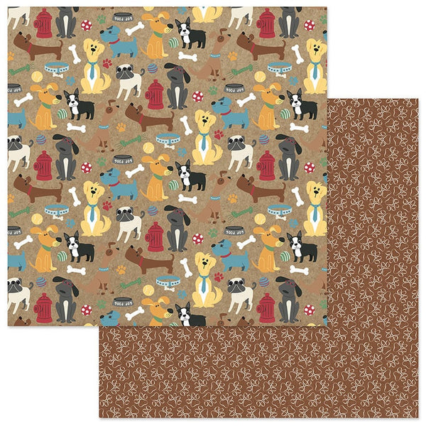 PhotoPlay, #Think to Remember, Double-Sided Cardstock 12"X12", Dog Park