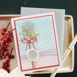 Spellbinders 3D Embossing Folder 5.5"x8.5", Flurry Of Snowflakes (E3D-042)