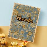 Spellbinders 3D Embossing Folder From The Garden Collection by Weddy Vecchi, Flowers & Foliage (E3D-074)