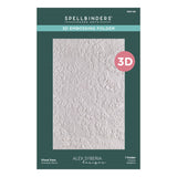 Spellbinders 3D Embossing Folder By Alex Syberia Designs, Floral Fans, Spring In Kyoto (E3D-128)