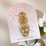 Spellbinders 3D Embossing Folder By Alex Syberia Designs, Floral Fans, Spring In Kyoto (E3D-128)