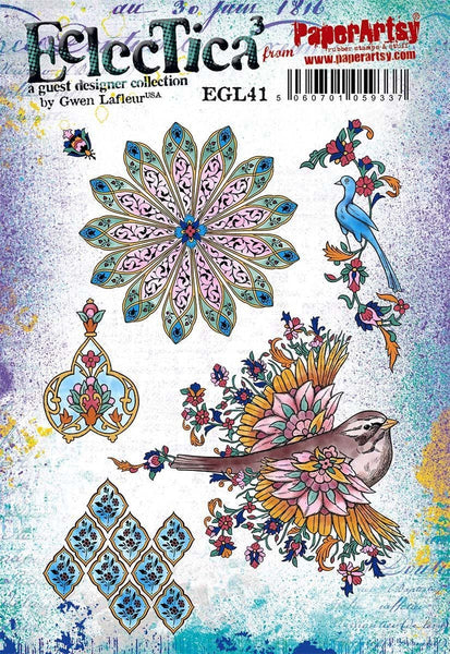 PaperArtsy, E³ Gwen Lafleur 41 (A5 set, trimmed, on EZ)