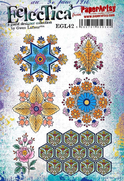 PaperArtsy, E³ Gwen Lafleur 42 (A5 set, trimmed, on EZ)