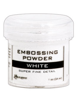 Ranger, Embossing Powder, Super Fine Detail, White