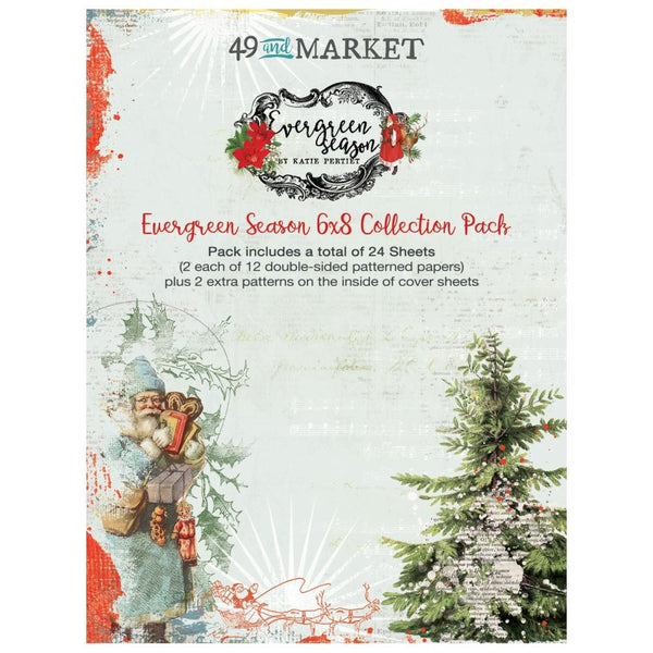 49 & Market Collection Pack 6"X8", Evergreen Season