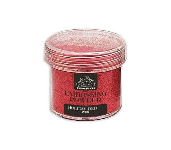 Stamperia, Create Happiness Embossing Powder, Holiday Red