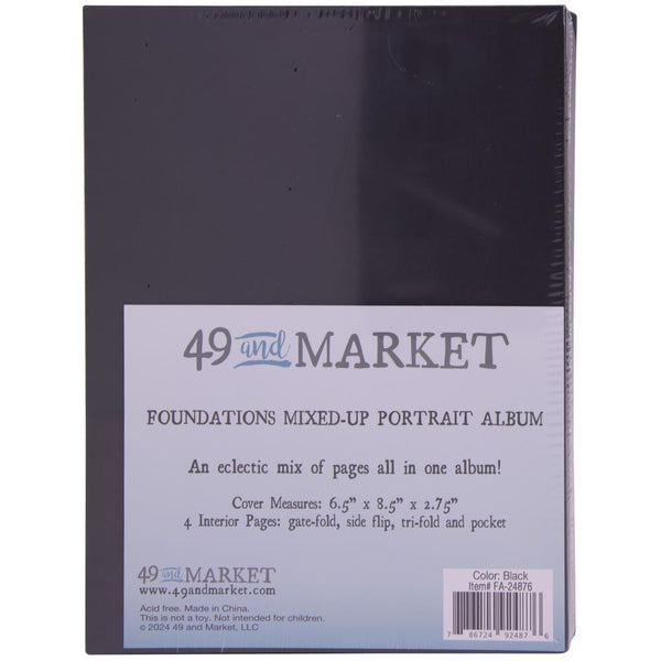 49 & Market Foundations Mixed Up Album, Portrait, Black (FA-28476)