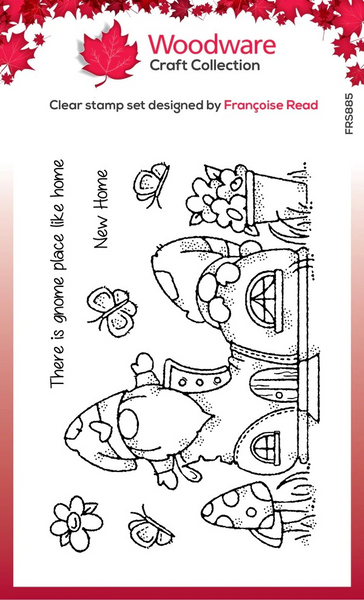 Creative Expressions, Woodware Clear Stamp 4"x6", Gnome Shoe