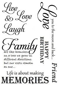 Sweet Poppy Stencil: A6 Stamp, Family