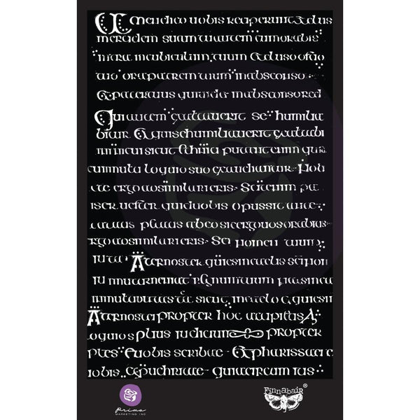 Prima Marketing, Finnabair Stencil 6"X9", Manuscript