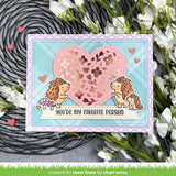 Lawn Fawn, Hot Foil Plate, Floral Heart (LF3620)