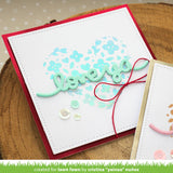 Lawn Fawn, Hot Foil Plate, Floral Heart (LF3620)