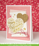 Lawn Fawn, Hot Foil Plate, Foiled Sentiments: Happy Valentine's (LF3321)