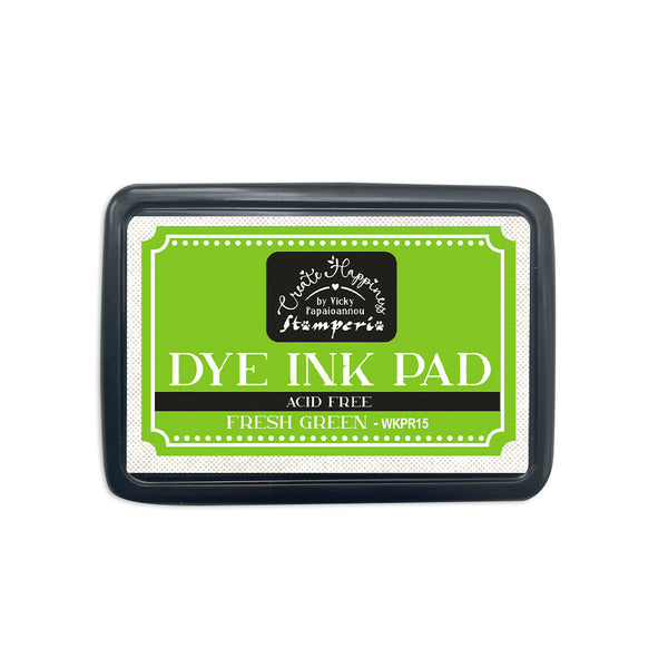 Stamperia Dye Ink Pad, Create Happiness by Vicky Papaioannou, Fresh Green
