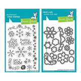 Lawn Fawn Clear Stamps & Dies Combo, Frosties (LF328 & LF2643)