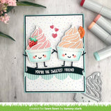 Lawn Fawn, Lawn Cuts Custom Craft Die, Froyo Friend (LF3445)
