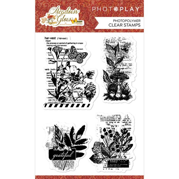 PhotoPlay, Photopolymer Clear Stamps, Meadow's Glow, Botanical