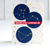 Spellbinders, Celestial Star Background Glimmer Hot Foil Plate from Celestial Zodiacs Collection (GLP-275)