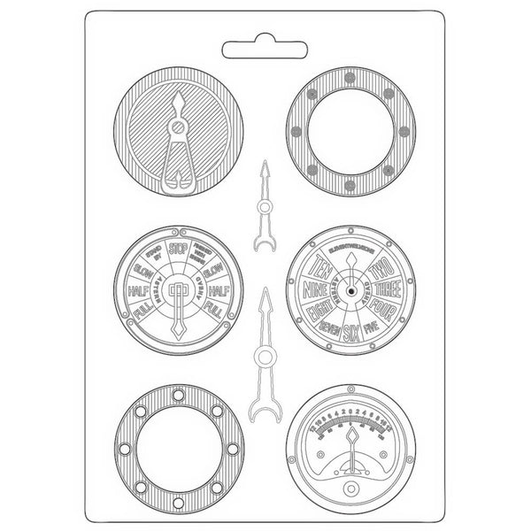 Stamperia, Soft Maxi Mould A4, Lady Vagabond Lifestyle, Gauges