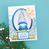 Spellbinders, Etched Dies from the Holiday Hugs Collection by Stampendous, Gnome Hugs (S6-213)