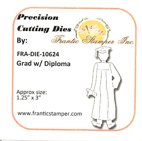 Frantic Stamper Precision Die - Grad With Diploma