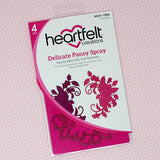 Heartfelt Creations, Burst of Spring Collection, Cling Stamps & Dies Combo, Delicate Pansy Spray