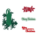 Heartfelt Creations, Festive Christmas Collection, Cling Rubber Stamps & Dies Combo, Christmas Lantern