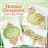 Heartfelt Creations, Holiday Ornament Collection, Cling Rubber Stamps & Dies Combo, Noel Holiday Ornaments