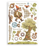 Stamperia, A5 Washi Pad 8/Pkg, Hidden Grove (SBW17)