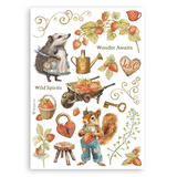 Stamperia, A5 Washi Pad 8/Pkg, Hidden Grove (SBW17)