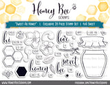 Honey Bee Stamps, 4"X6" Clear Stamp, Sweet As Honey