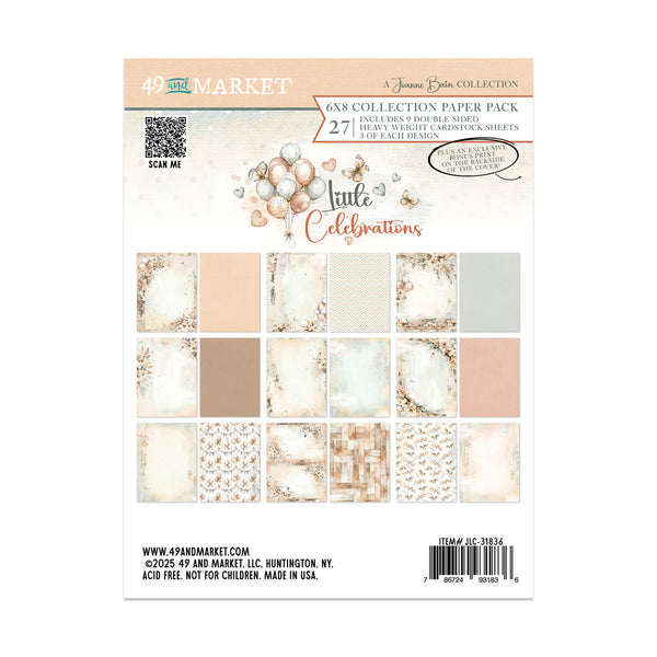 49 And Market Collection Pack 6"X8", Little Celebrations by Joanne Bain