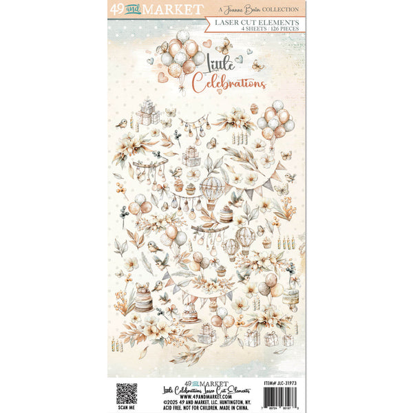 49 And Market Laser Cut Outs Elements, Elements, Little Celebrations (JLC-31973)