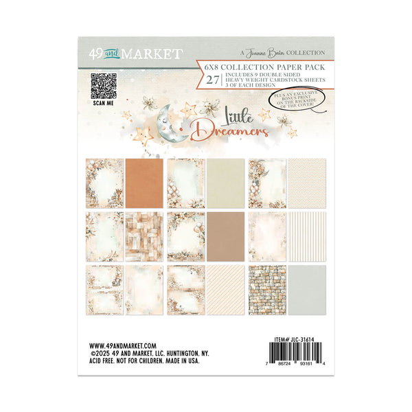 49 And Market Collection Pack 6"X8", Little Dreamers by Joanne Bain