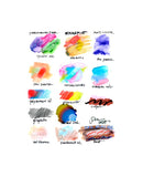 Yasutomo, Mineral Paper Pad, 240 gsm  (160LB),  11" x 14" (20 Sheets)