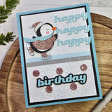 Spellbinders Etched Dies From the Dancin' Christmas Collection, Dancin' Penguin (S3-482)